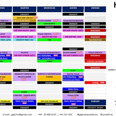HORARIO 26/27